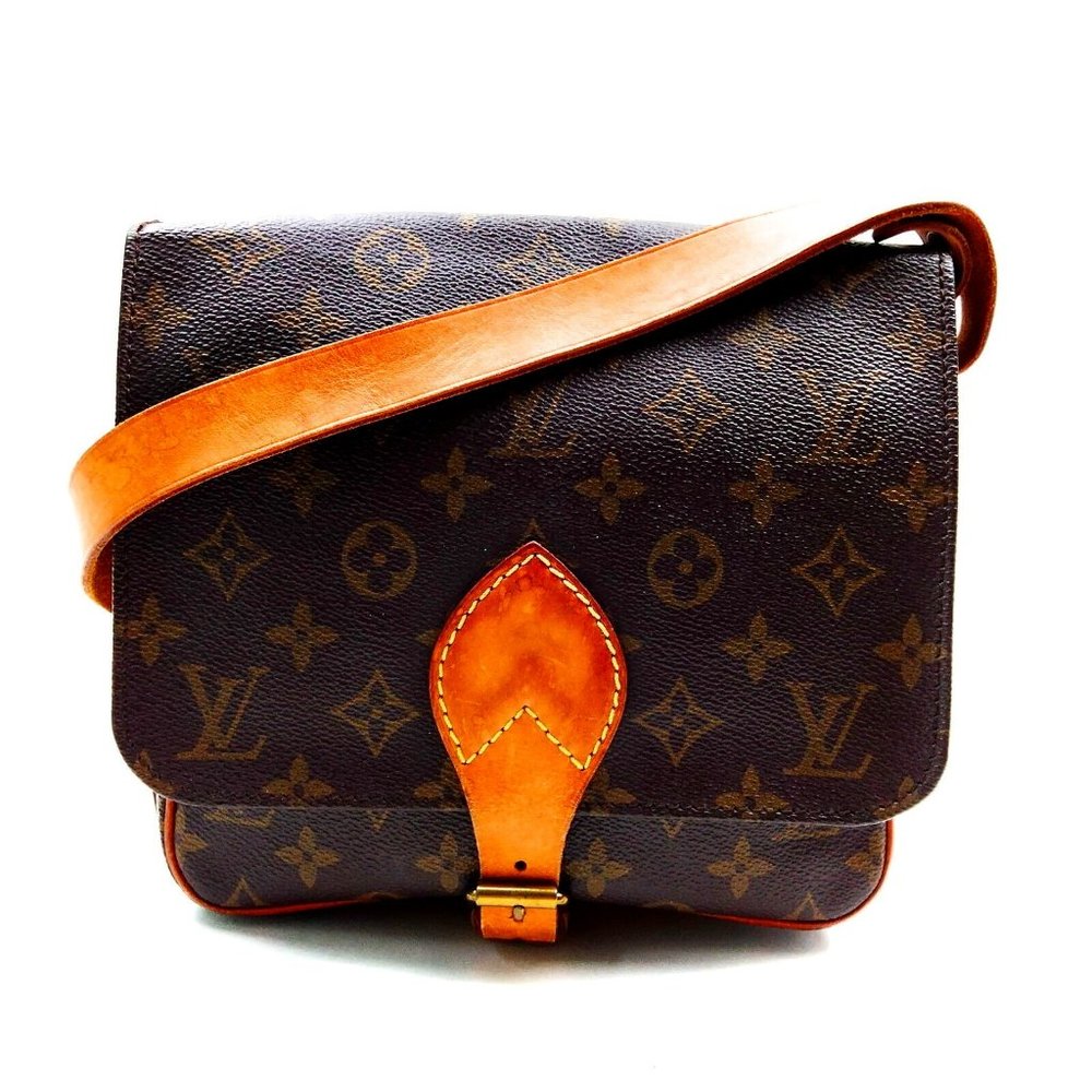 Louis Vuitton  Cartouchiere MM Brown Monogram SERIAL 8910SL